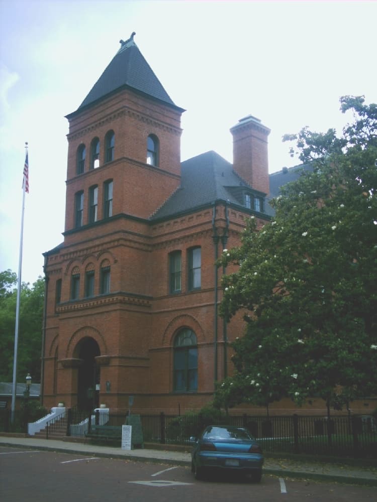 Historic museum architecture in Jefferson, Texas