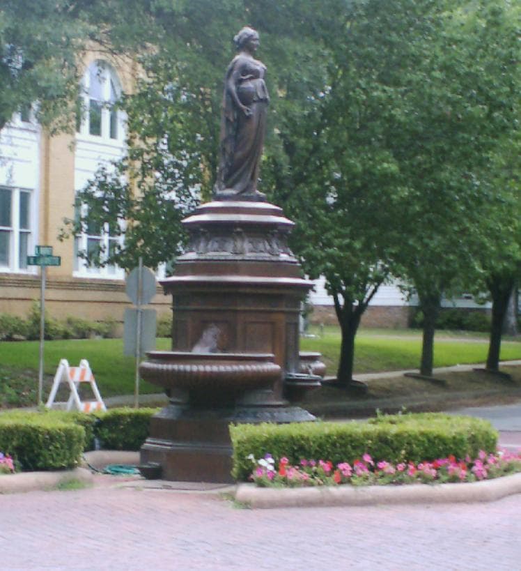Historic Sterne Fountain in Jefferson, Texas