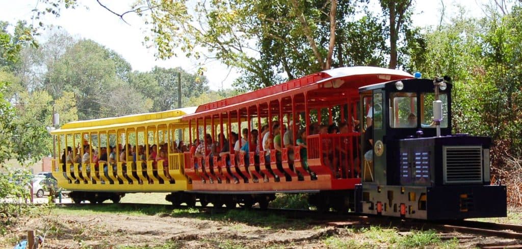 Historic Jefferson Railway train in Jefferson, Texas