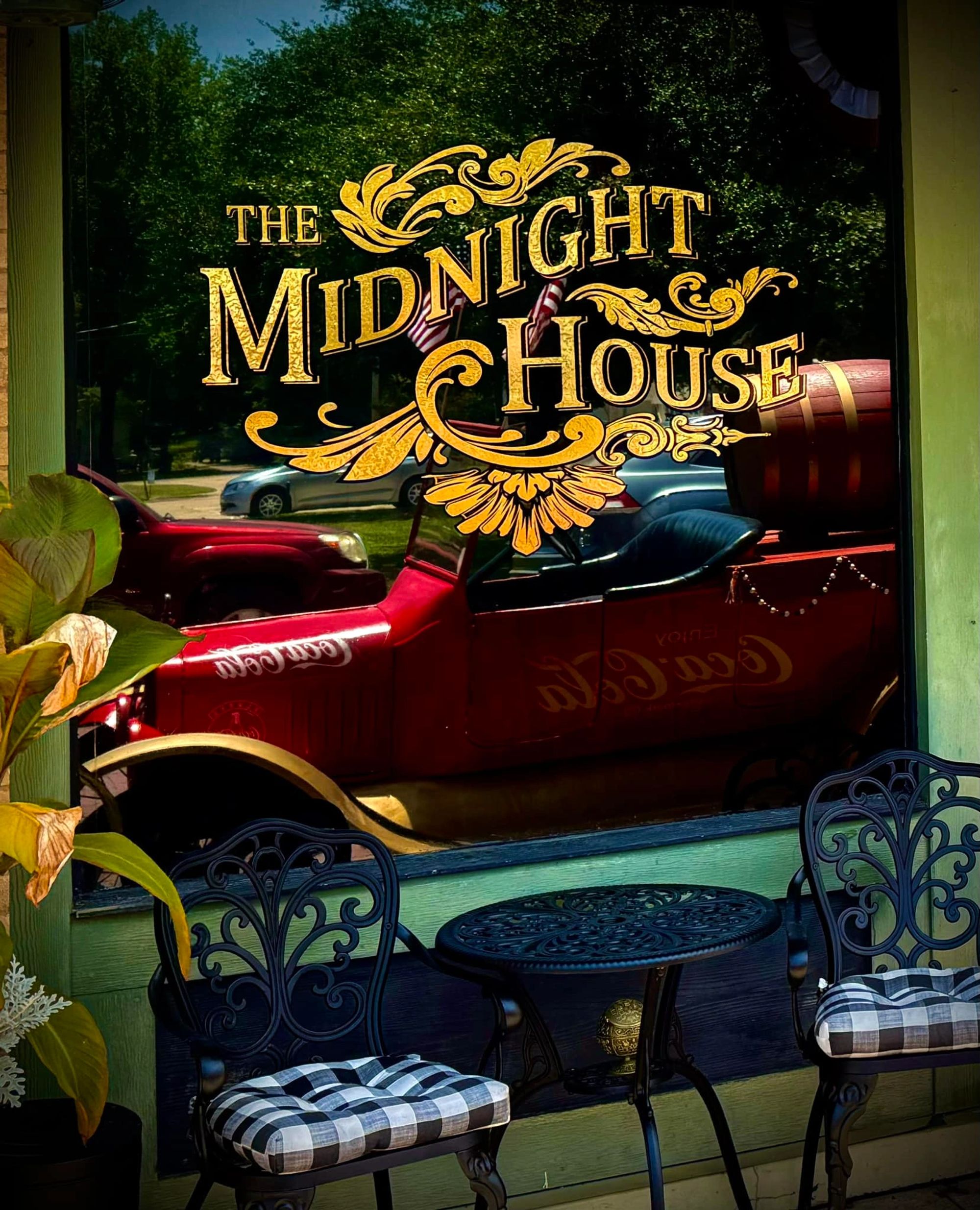 The Midnight House after dark — haunted Jefferson, Texas